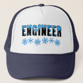 Engineer Snowflake Trucker Pet (Voorkant)