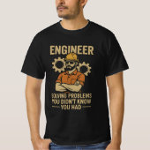 Engineer Solving Problems T-shirt (Voorkant)