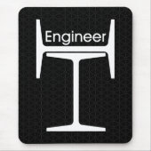 Engineer Steel Beams Muismat (Voorkant)