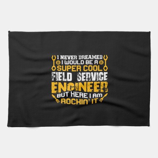 Engineer Super Cool Field Service Engineer Theedoek (Horizontaal)