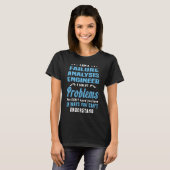 Engineer van analyse van fouten t-shirt (Voorkant volledig)