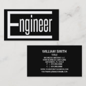 Engineer Word Visitekaartje (Voorkant / Achterkant)