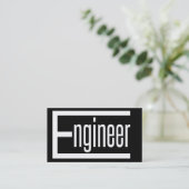 Engineer Word Visitekaartje (Staand voorkant)