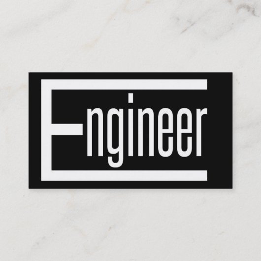Engineer Word Visitekaartje (Voorkant)