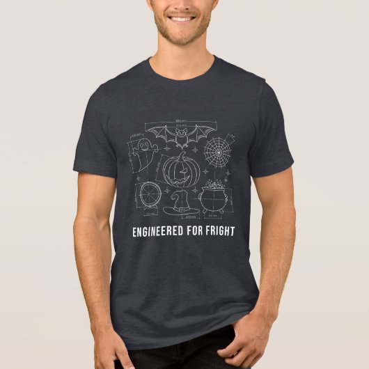 Engineered for Fright | Halloween T-Shirt (Voorkant)