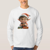 Engineering Baby Christmas Elf Mannen T-shirt (Voorkant)