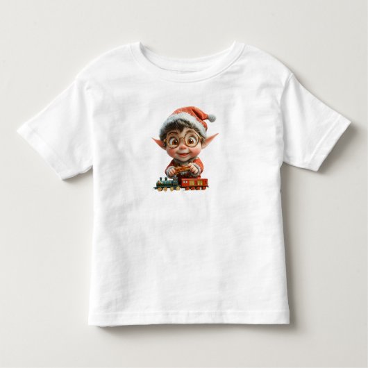 Engineering Baby Christmas Elf Peuter's T-shirt (Voorkant)