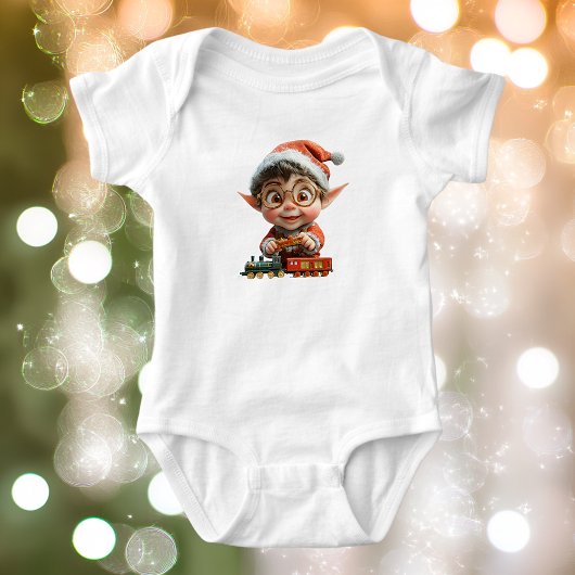 Engineering Baby Kerst Elf Baby Bodysuit