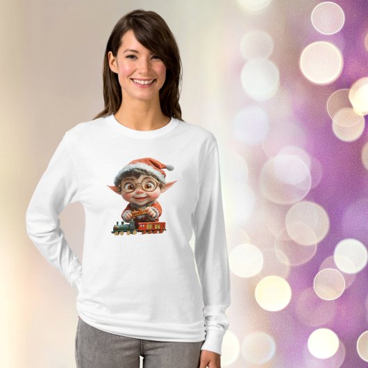 Engineering Baby Kerst Elf Vrouwen T-shirt