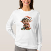 Engineering Baby Kerst Elf Vrouwen T-shirt (Voorkant)
