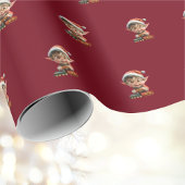 Engineering Baby Kerst Elf Wrapping Paper Cadeaupapier