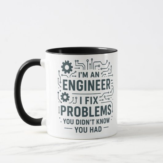 "Engineering Blueprint Mok – Geometrisch ontwerp v (Links)