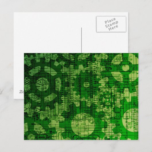 Engineering Briefkaart (Voorkant / Achterkant)