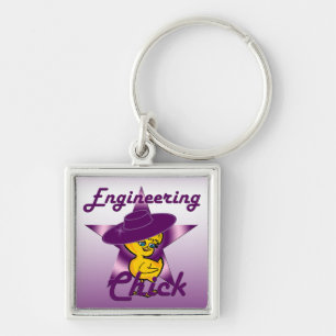 Engineering Chick #9 Sleutelhanger