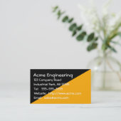 Engineering Construction Surveyors Visitekaartje (Staand voorkant)