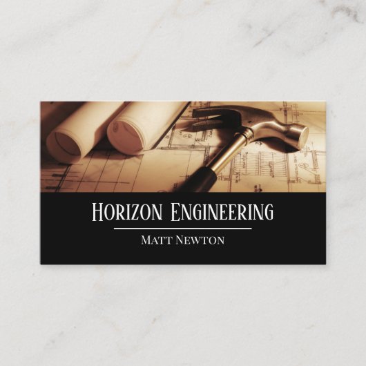 Engineering ContractorConstruction Visitekaartje (Voorkant)