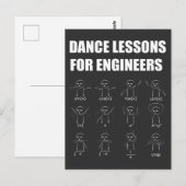 Engineering Dance Lessons Funny Mathematician Gift Briefkaart (Voorkant / Achterkant)