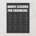 Engineering Dance Lessons Funny Mathematician Gift Briefkaart<br><div class="desc">Ben je een ingenieur? Misschien ben je een ingenieursstudent met een gevoel van humor. Zo ja,  dit grappige t-shirt is perfect voor je. Dit shirt maakt een geweldig cadeauidee voor elke engineer. Mechanisch,  elektrisch.</div>