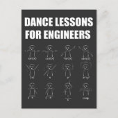 Engineering Dance Lessons Funny Mathematician Gift Briefkaart (Voorkant)
