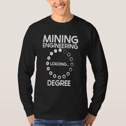 Engineering Degree Civil  Aerospace Mining Enginee T-shirt (Voorkant)