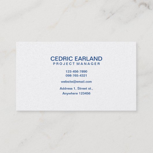 Engineering en constructie Visitekaartjes (Achterkant)