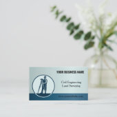 Engineering en Landmeetkunde Logo Visitekaartje (Staand voorkant)
