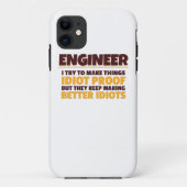 Engineering Engineer probeert dingen dioot bewijs  Case-Mate iPhone Case (Achterkant)