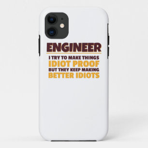 Engineering Engineer probeert dingen dioot bewijs Case-Mate iPhone Case