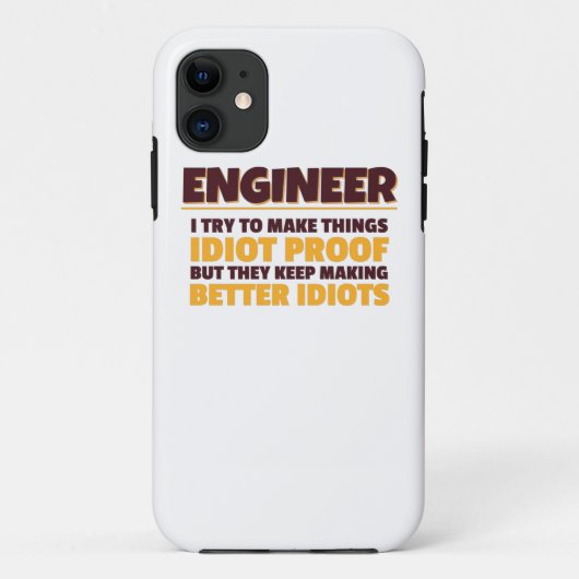 Engineering Engineer probeert dingen dioot bewijs Case-Mate iPhone Case (Achterkant)