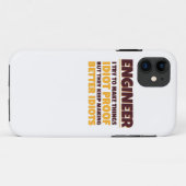 Engineering Engineer probeert dingen dioot bewijs Case-Mate iPhone Case (Achterkant (horizontaal))