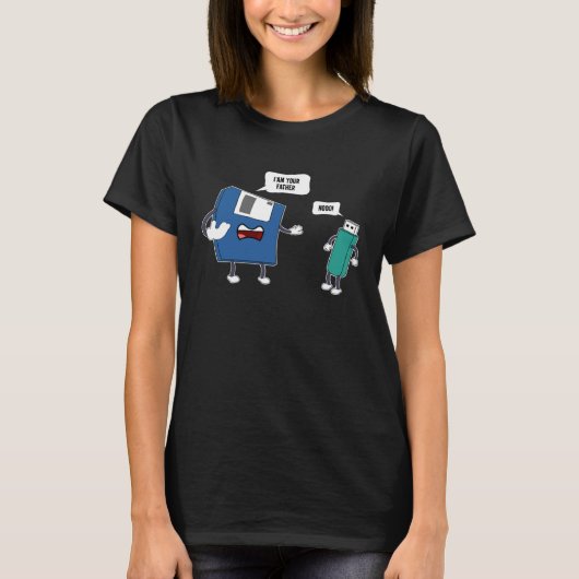Engineering Floppy Disk Computer Engineer Programm T-shirt (Voorkant)