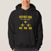 Engineering Flowchart Engineer Hoodie (Voorkant)