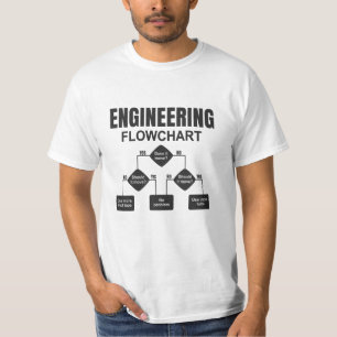 Engineering Flowchart Engineer T-shirt