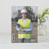 Engineering foto Afstuderen magazine Kaart (Staand voorkant)