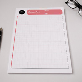 Engineering Grafiek Bladen Grid Paper Roze Notitieblok