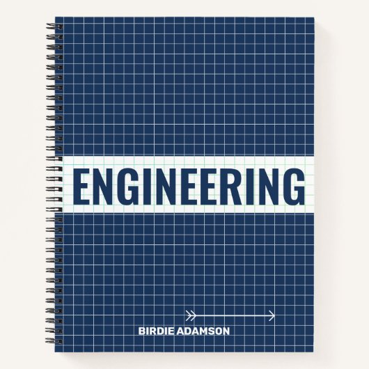 Engineering Graph Paper Design | Custom Geometry Notitieboek (Voorkant)