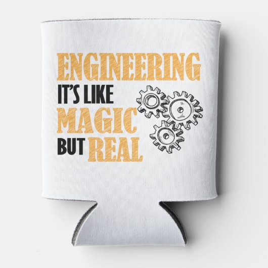 Engineering - Het is als een magische maar echt gr Blikjeskoeler (Voorkant)