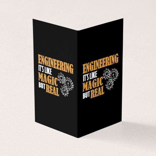 Engineering - Het is als een magische maar echt gr Kaart (Buitenkant)