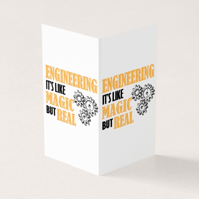 Engineering - Het is als een magische maar echt gr Kaart (Buitenkant)