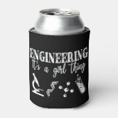 Engineering Het is een meisje ding Blikjeskoeler (Blikje Voorkant)