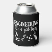 Engineering Het is een meisje ding Blikjeskoeler (Blikje Achterkant)