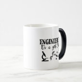 Engineering Het is een meisje ding Magische Mok (Voorkant rechts)