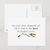 Engineering humor briefkaart (Voorkant / Achterkant)