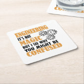 Engineering - I See Why You Might Be Confused Kartonnen Onderzetters (Schuin)