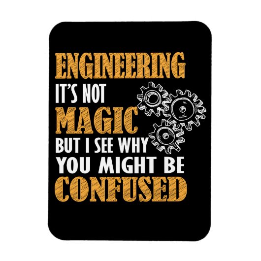 Engineering - ik zie waarom je in verwarring zou k magneet (Verticaal)