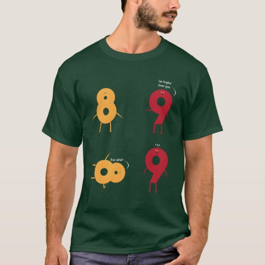 Engineering Infinity Nummer Acht Grappige Wiskunde T-shirt (Voorkant)
