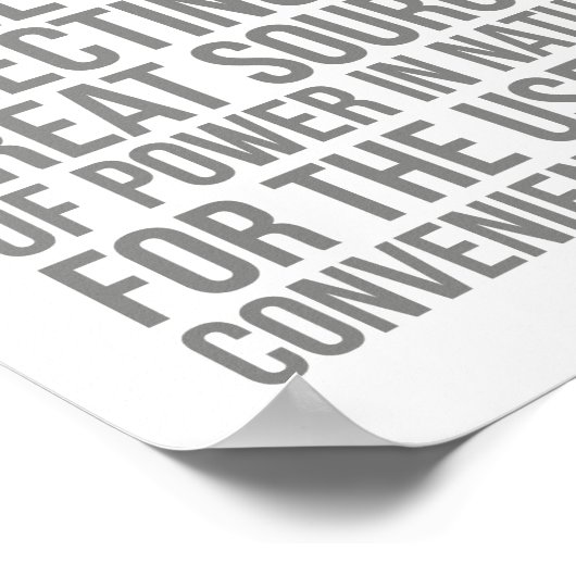 Engineering is de kunst van richting poster (Hoek)