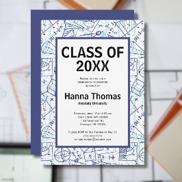 Engineering Mathematics Afstuderen Invitation Kaart