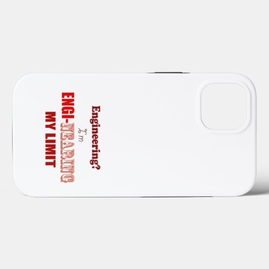 engineering my limit Case-Mate iPhone case (Achterkant (horizontaal))