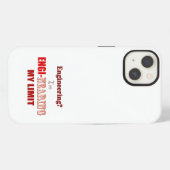 engineering my limit iPhone hoesje (Achterkant horizontaal)
